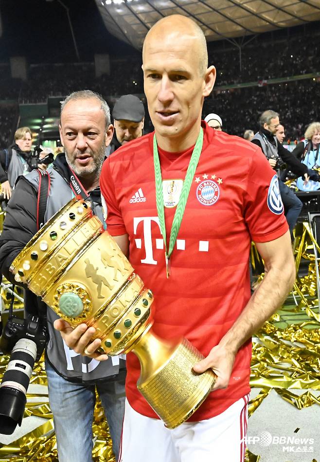 아르연 로번은 2000년대 후반부터 2010년대 중반까지 바이에른 뮌헨의 황금기를 이끈 핵심이었다. 사진=AFPBBNews=News1