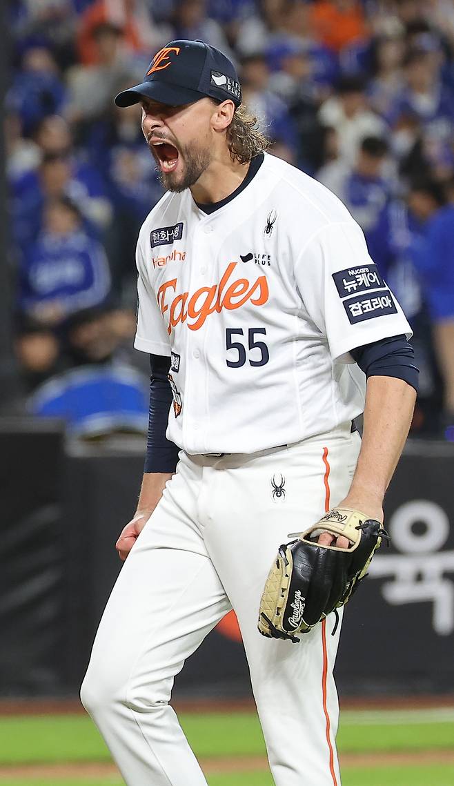 한화 라이언 와이스. 연합뉴스