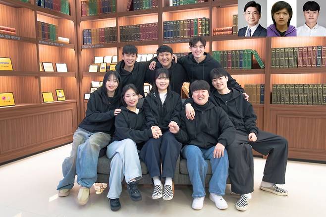 연한울 GIST 연한울 교수, 주영창 서울대 교수 공동연구팀. GIST 신소재공학과 이문규·신동훈 학생, 연한울 교수 (뒷줄 왼쪽부터) /김다애·정인혜·전지운·김유진·이빈형 학생 (앞줄 왼쪽부터) /사진=GIST