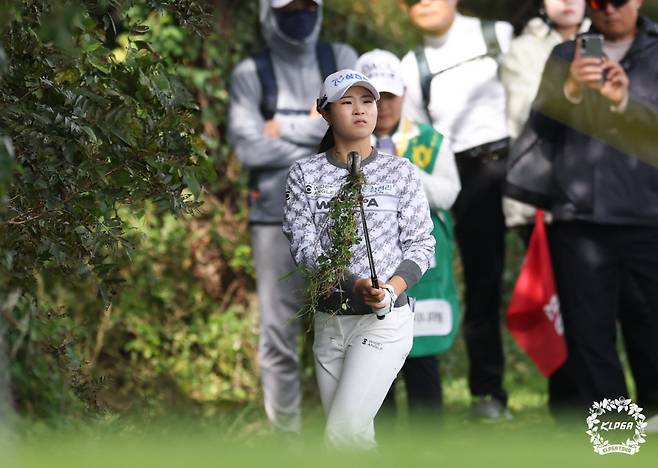 고지원 S-OIL 챔피언십 2025 3R 5번홀 트러블샷