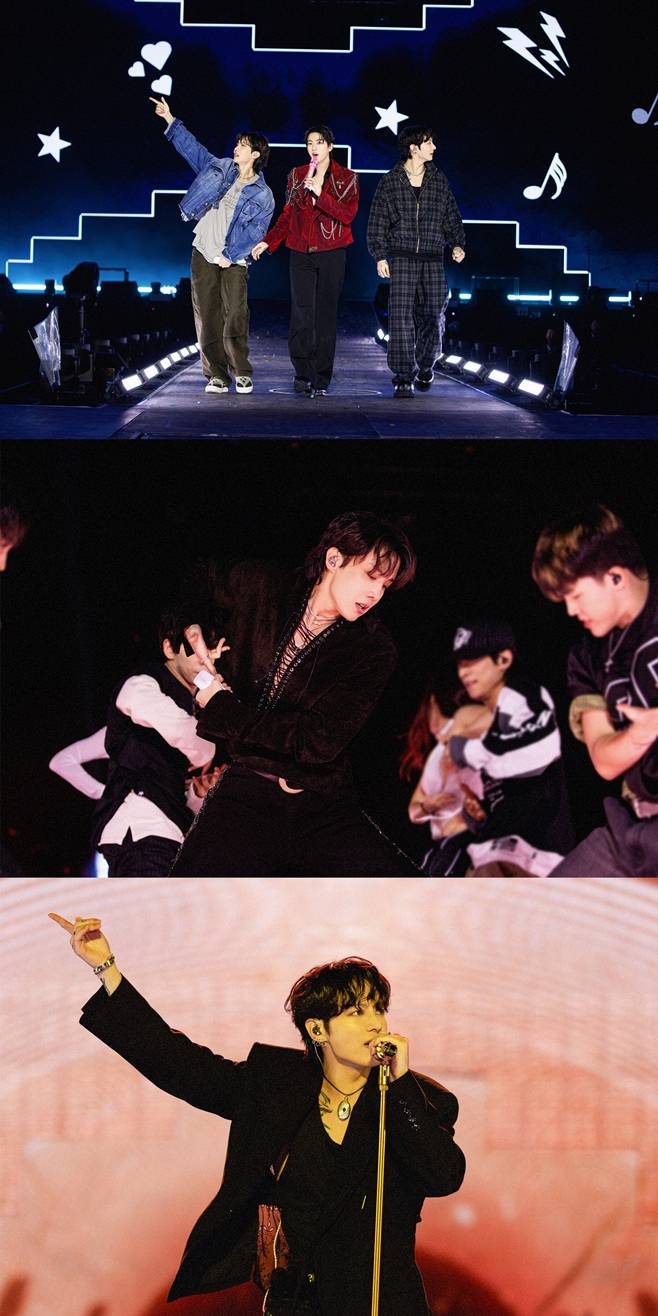 그룹 방탄소년단(BTS) 제이홉 진 정국