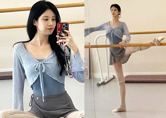 소녀시대 서현이 완벽한 몸선 뒤에 숨은 비결을 공개했다. 사진=SNS