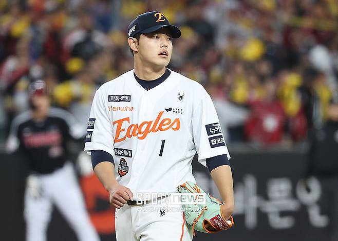 ▲ 대표팀의 차세대 에이스로 기대를 모으고 있는 문동주 ⓒ곽혜미 기자