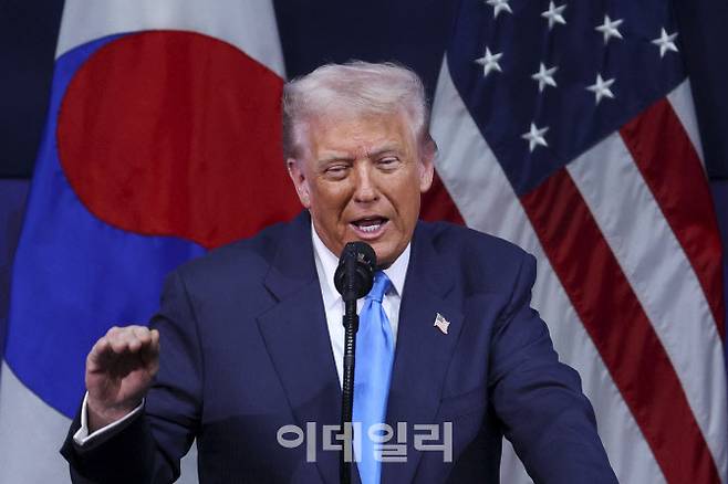 도널드 트럼프 미국 대통령.(사진=이데일리 노진환 기자)