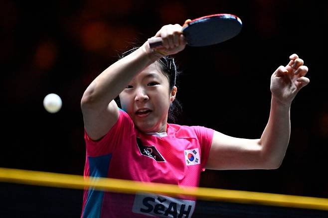 ▲ 신유빈 ⓒ연합뉴스/AFP