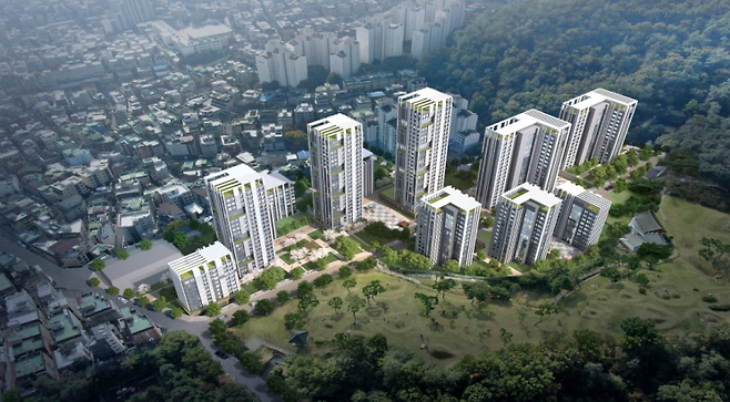 서울 동작구 사당12구역 조감도. 서울시