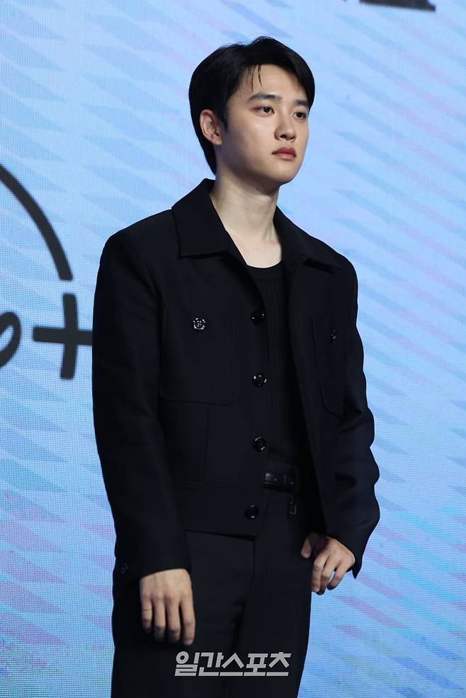 배우 도경수가 3일 오전 서울 영등포구 콘래드 서울에서 열린 디즈니+ 오리지널 시리즈 '조각도시' 제작발표회에 참석해 포토타임을 갖고 있다. 서병수 기자 qudtn@edaily.co.kr /2025.11.03/