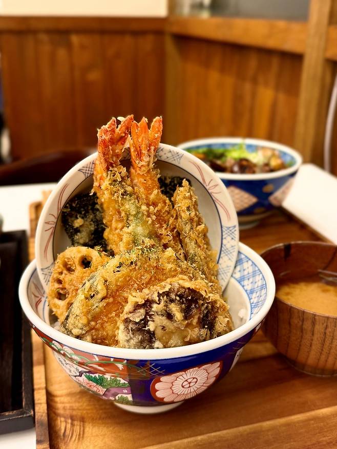 쿠마텐 텐동. 사진=박소윤