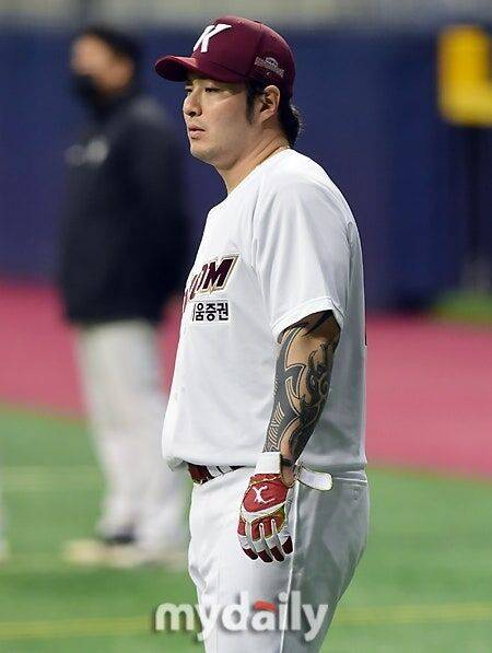 키움 선수 시절의 박병호 코치/마이데일리