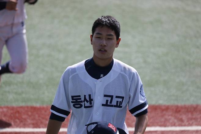 동산고 신동건. /사진=최동원기념사업회 제공