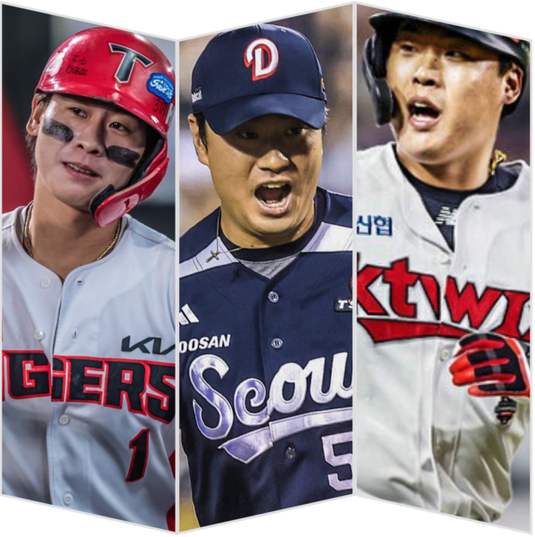 박찬호, 이영하, 강백호(사진=각 구단 제공)