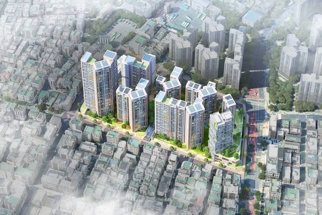 용마산역 인근 도심 공공주택 복합사업 조감도. 중랑구청 제공