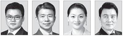노철오, 양재혁, 이항영, 정성안(왼쪽부터 순서대로)