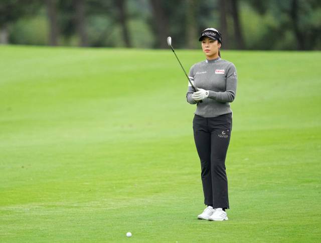 샷을 준비하고 있는 윤이나. 사진 제공=BMW 레이디스 챔피언십 조직위