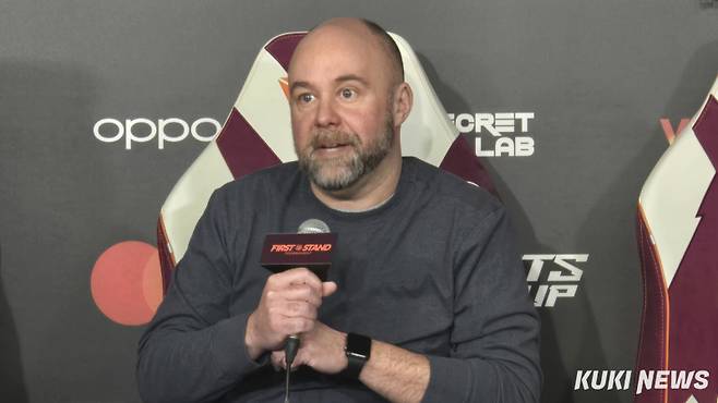 크리스 그릴리 리그 오브 레전드 e스포츠 글로벌 총괄. 김영건 기자