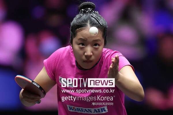 ▲ 탁구 삐약이 신유빈.