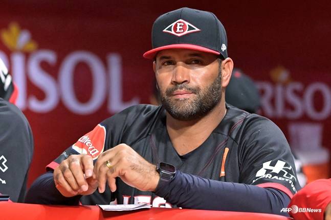 멕시칸 리그 레오네스 델 에스코히도 감독을 맡고 있던 푸홀스의 지난 1월 모습. /AFPBBNews=뉴스1