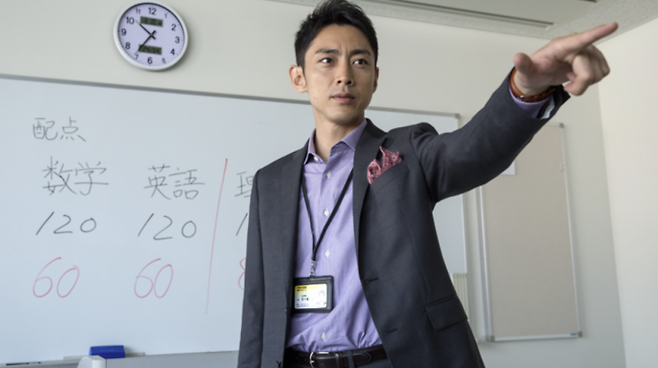 2016년 드라마 '수험의 신데렐라'에 출연한 고이즈미 고타로. NHK.