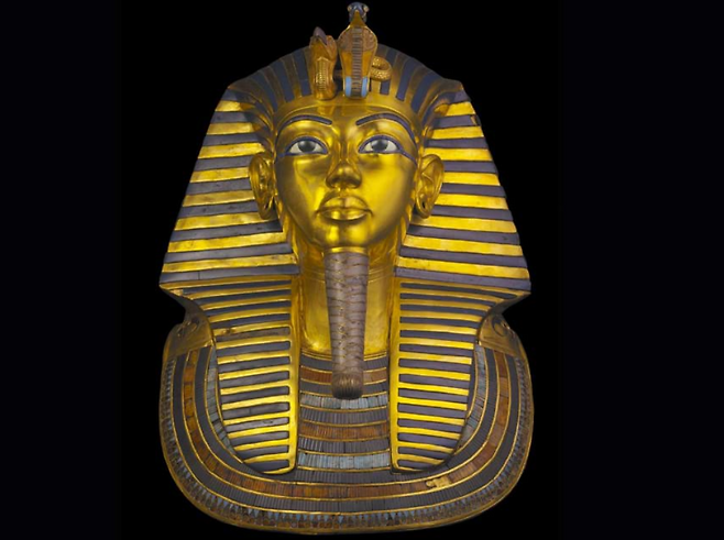 투탕카멘의 황금 마스크. 이집트 대박물관 제공