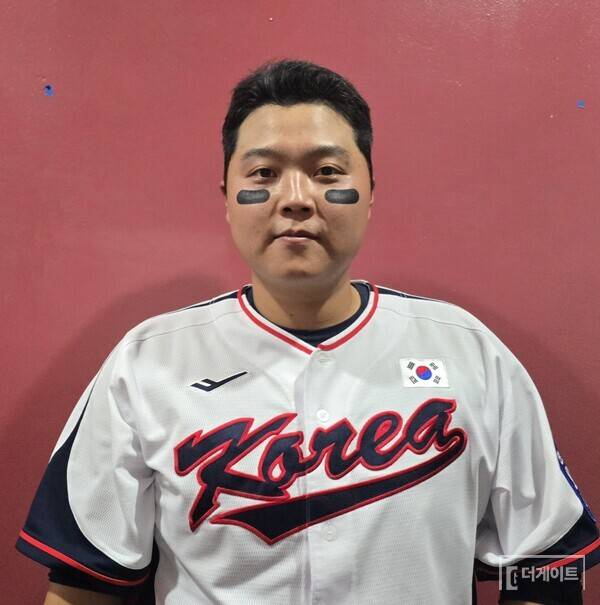 국가대표 한동희. (사진=더게이트 황혜정 기자)