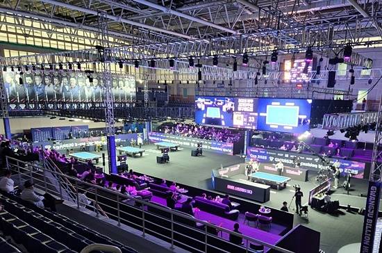 9일 4강~결승전이 치러지는 광주3쿠션월드컵 티켓 온라인 예매가 매진됐다. 10만원짜리 로얄라운지석도 판매완료됐다. 대한당구연맹은 티켓 판매 매진으로 흥행 성공을 자신하고 있다. 사진은 광주3쿠션월드컵 대회장. (사진=MK빌리어드뉴스)