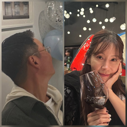 배우 김정은이 결혼 10년 차를 맞아 남편과 함께한 특별한 생일 파티 현장을 공개했다. 사진=SMS