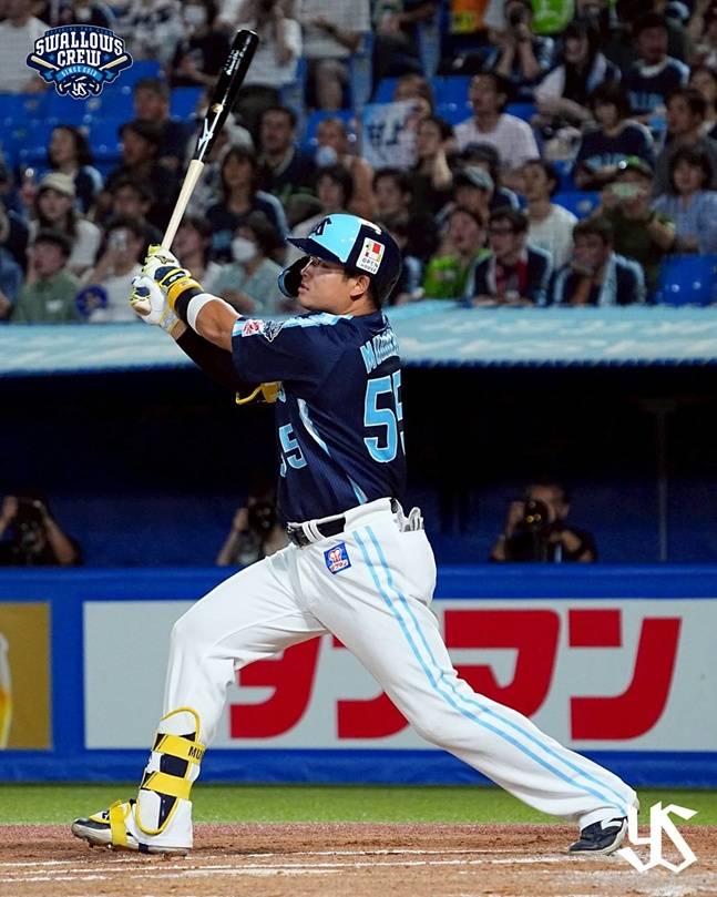 무라카미 무네타카. /사진=야쿠르트 스왈로스 공식 SNS 갈무리