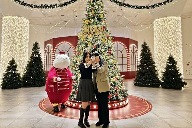 크리스마스 중앙광장. 신세계 센텀시티 제공