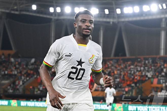 가나 대표팀의 모하메드 쿠두스. ⓒ AFP=뉴스1