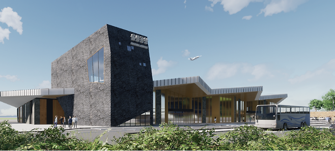 가두봉을 형상화한 전망타워 디자인. 한국공항공사 제공