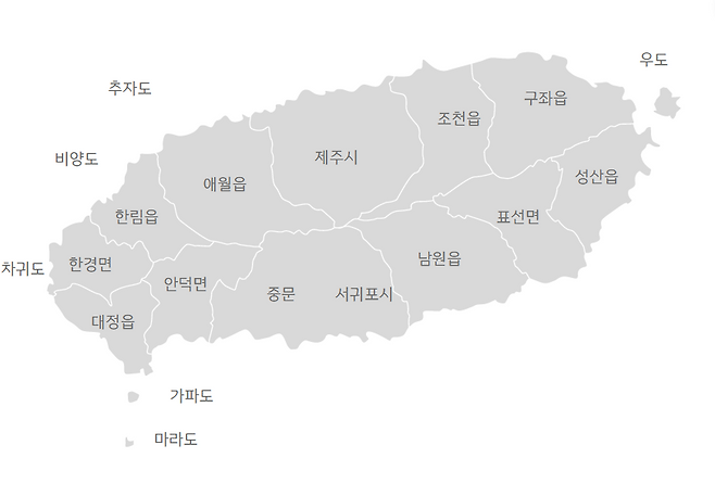 제주도 지도