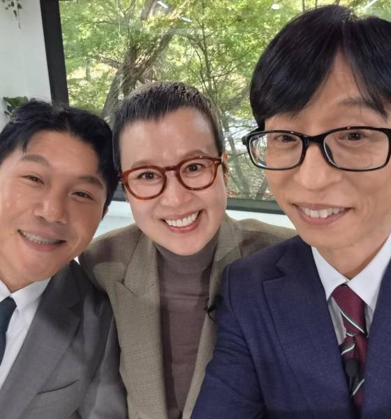 (왼쪽부터) 조세호, 박미선, 유재석 /사진=박미선 SNS