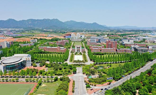 광주광역시 북구 오룡동에 있는 광주과학기술원 전경. 지스트 제공