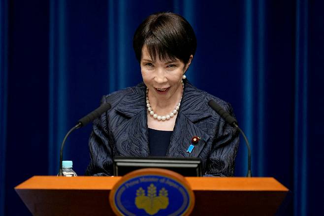다카이치 사나에 일본 총리. 연합뉴스