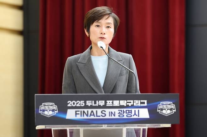 ▲ 현정화 총괄위원장ⓒ한국프로탁구연맹