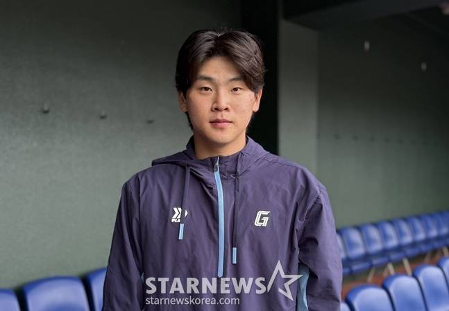 롯데 박찬형이 스타뉴스와 인터뷰를 하고 있다. /사진=양정웅 기자