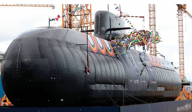 한국 해군 장영실급 디젤-전기추진 잠수함. 뉴스1