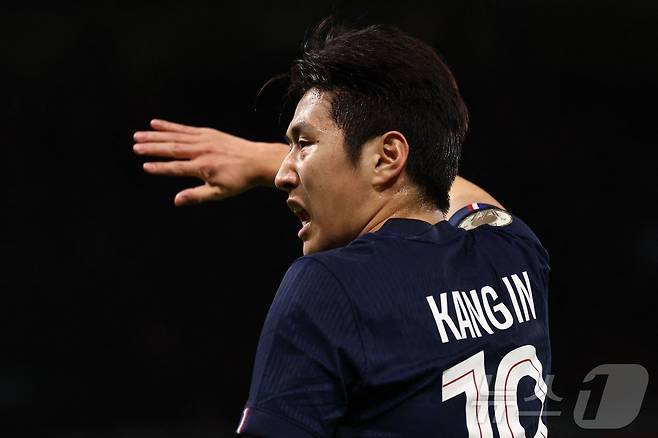 PSG의 이강인 ⓒ AFP=뉴스1