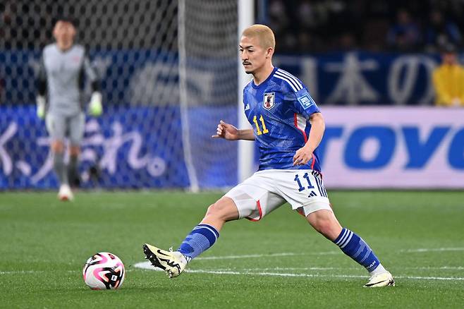 일본 축구대표팀 마에다. Getty Images코리아