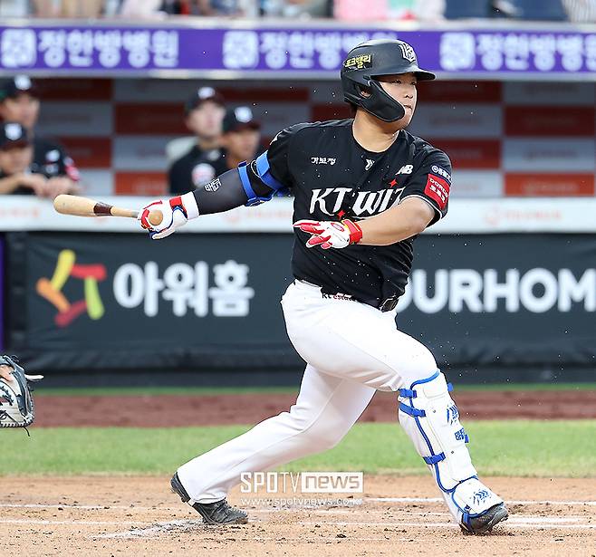 ▲ 수비 포지션이 확실하지 않다는 점은 많은 구단들이 강백호 영입을 머뭇거리는 이유 중 하나다 ⓒ곽혜미 기자