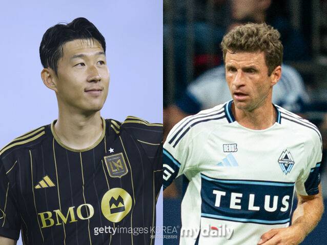 손흥민과 뮐러/게티이미지코리아