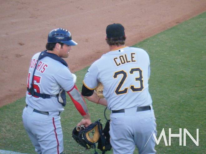 (지난 2011년 AFL에 참가했던 게릿 콜(오른쪽). 메이저리그 최고투수로 성장했다)