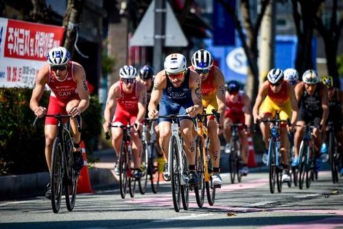 지난해 열린 통영 월드 트라이애슬론컵 대회. 통영시 제공