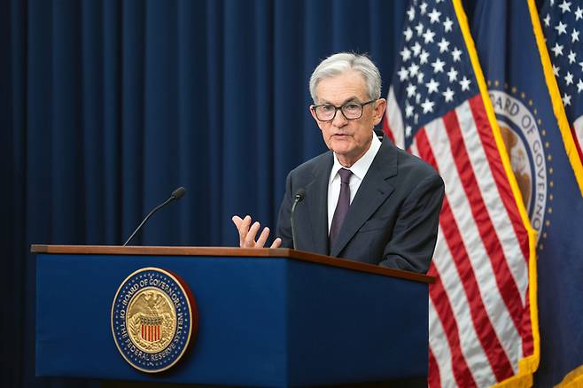 제롬 파월 연방준비제도 의장. 신화연합누스