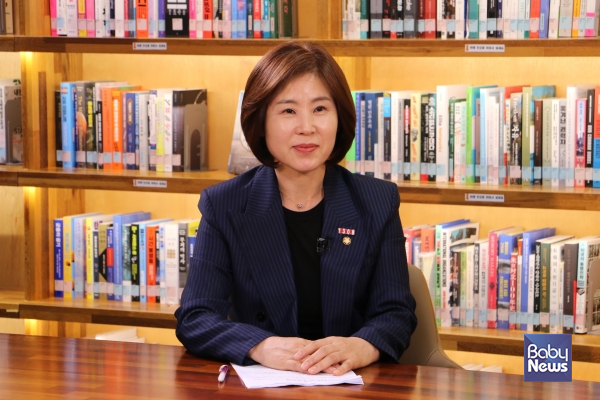 국회 보건복지위원회 소속 김미애 국민의힘(부산 해운대을) 국회의원. ⓒ김미애 의원실