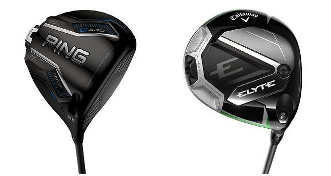 왼쪽부터 핑골프 G440 맥스, 캘러웨이 엘리트 드라이버.(사진=각 용품사 제공)