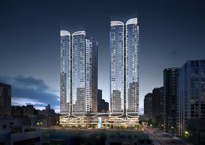 대우건설 부산 서면 써밋 더뉴 투시도