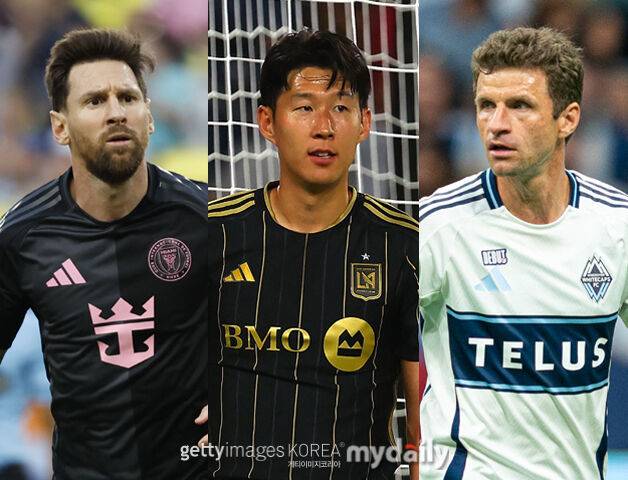 메시, 손흥민, 뮐러/게티이미지코리아