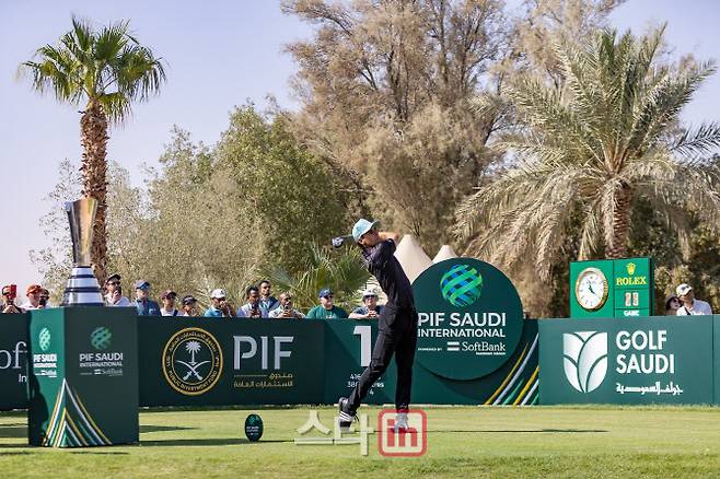 2024년 열린 PIF 사우디 인터내셔널 우승자 호아킨 니먼이 경기하고 있다. (사진=PIF 사우디 인터내셔널)