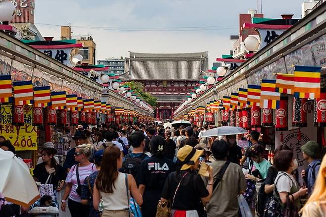 일본의 관광 명소 아사쿠사. /사진=게티이미지뱅크